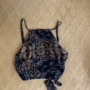 Patterned crop tank (NEW AND NEVER WORN)